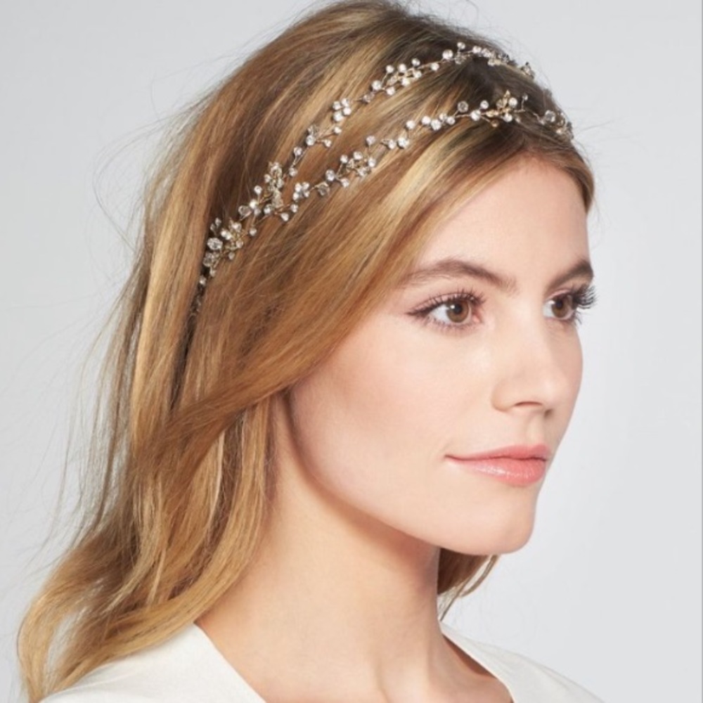 Brides & hairpins Gia double banded halo headpiece